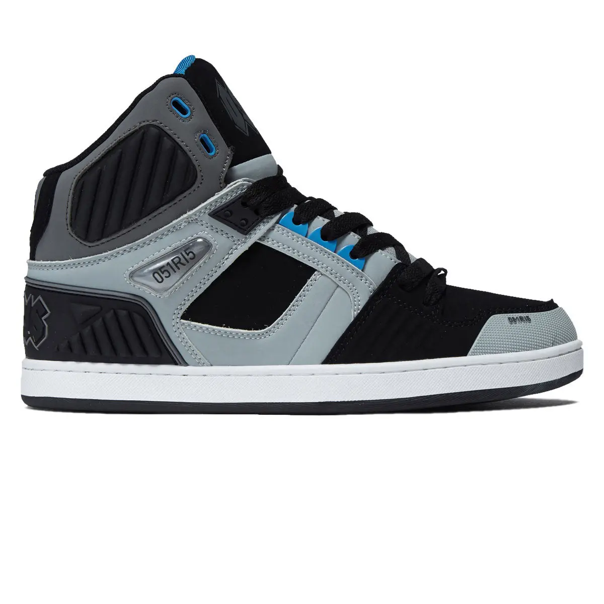 Osiris Nyc 83 Xrp Shoes - Grey/Black/Cyan 1