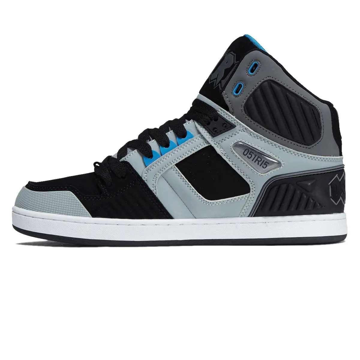 Osiris Nyc 83 Xrp Shoes - Grey/Black/Cyan 2