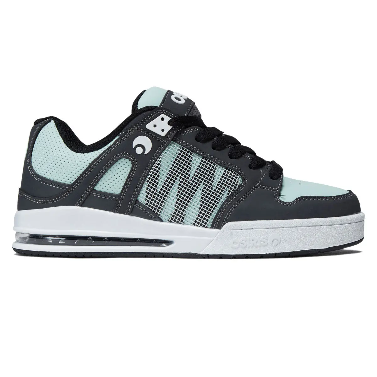 Osiris Pixel Shoes - Charcoal/Mint/White 1