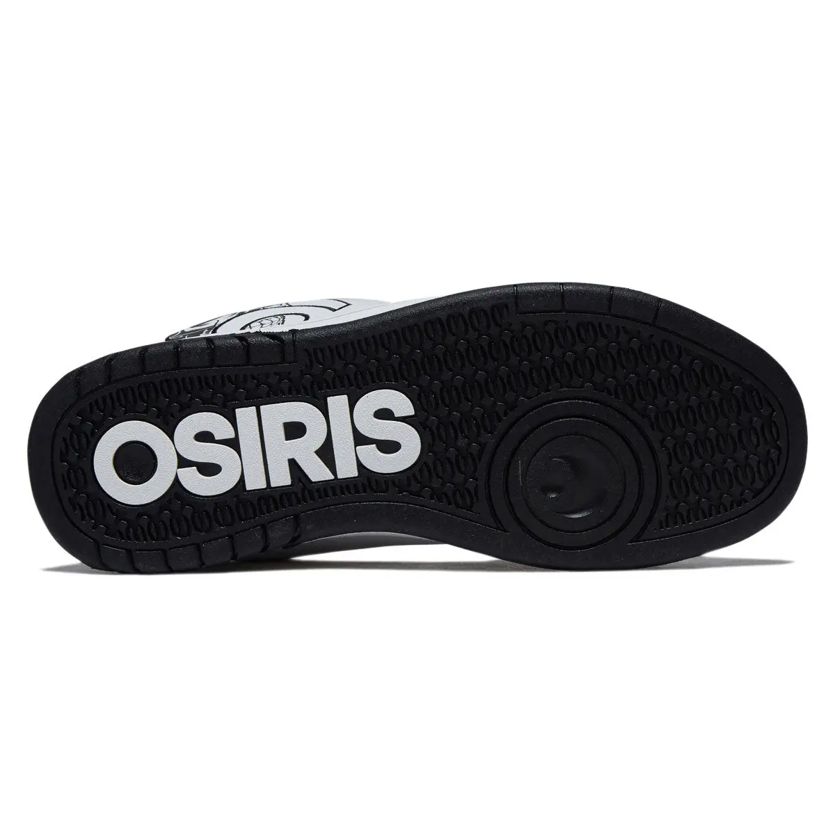 Osiris Troma Alt Shoes - White/Black/Skull 4