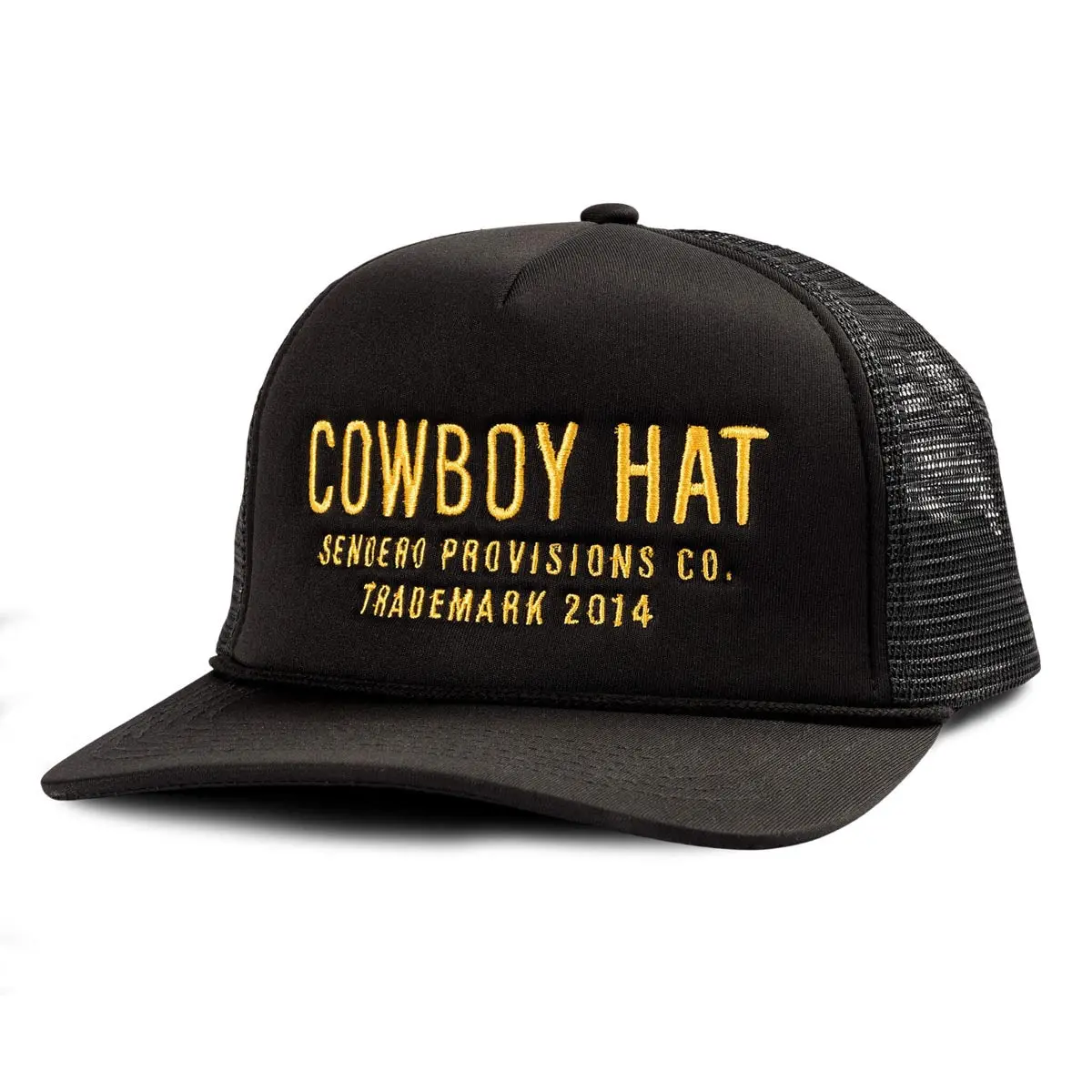 Sendero Cowboy Hat - Black/Gold 1