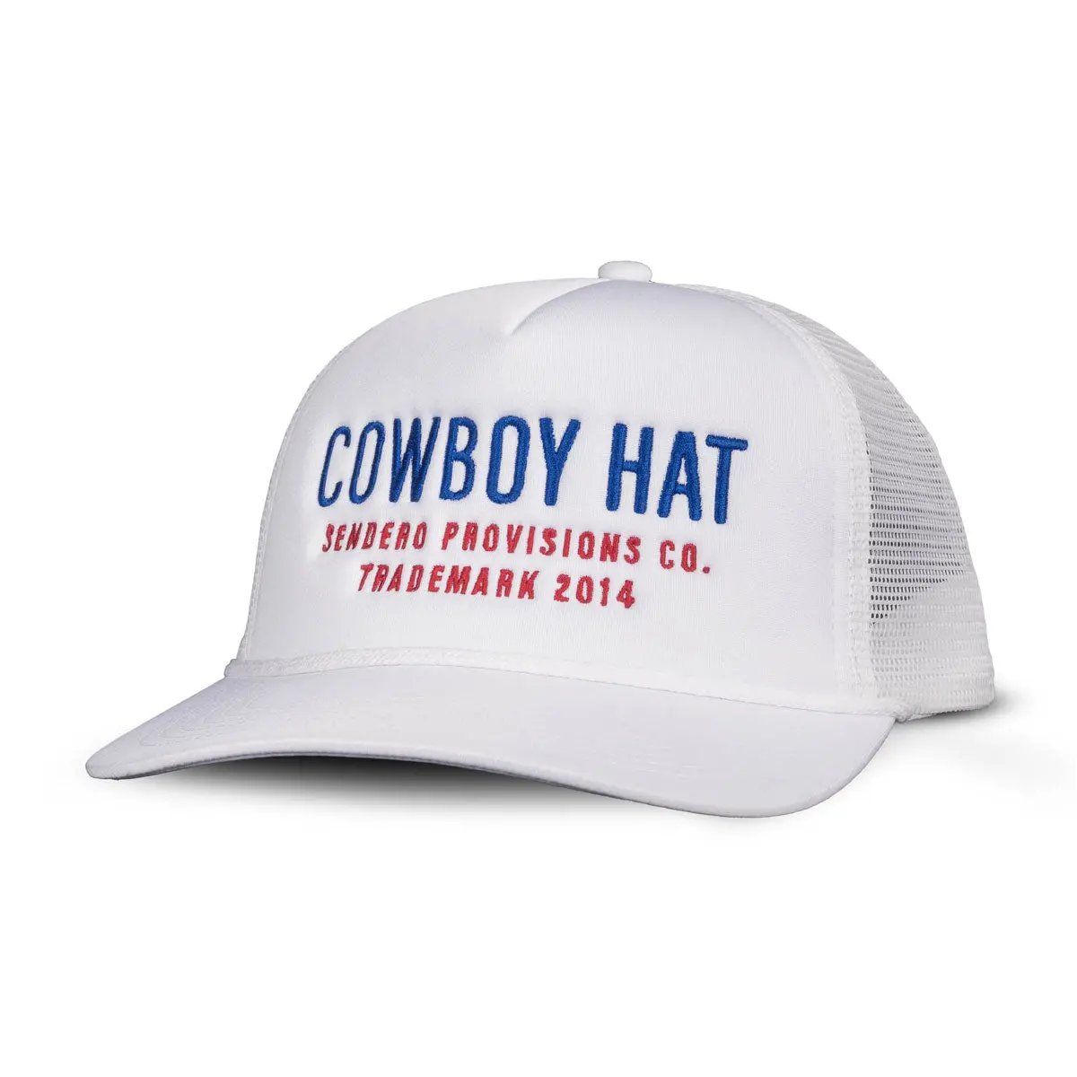 Sendero Cowboy Hat - White/Red/Blue 1
