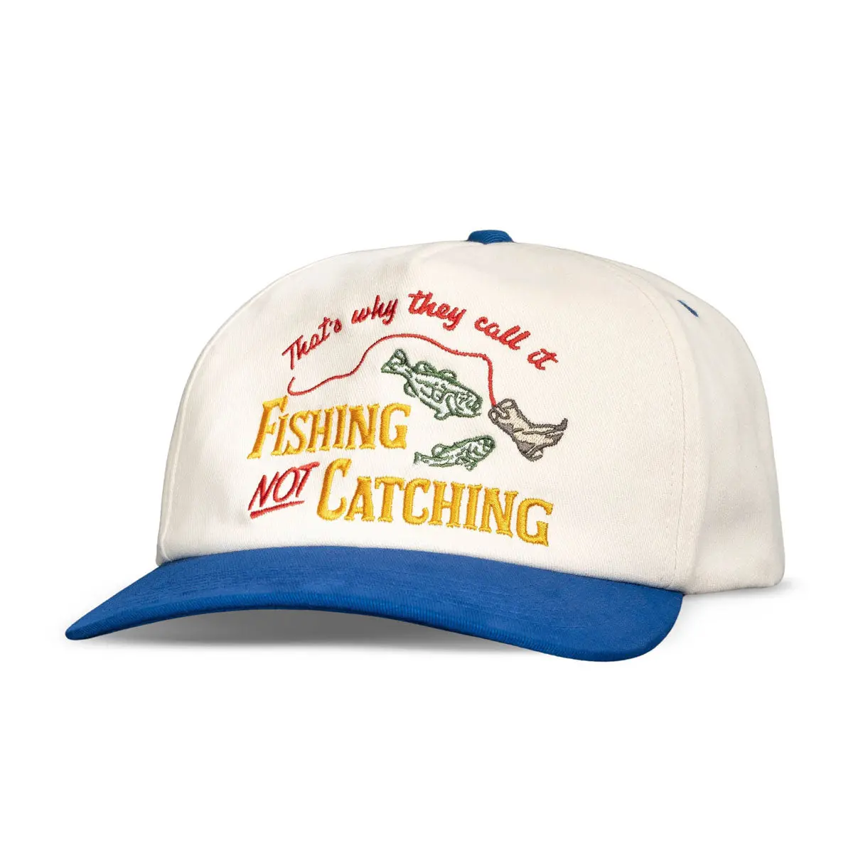 Sendero Not Catching Hat - White/Blue 1