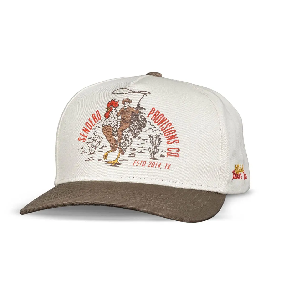 Sendero Official Western Hat - White/Brown 1
