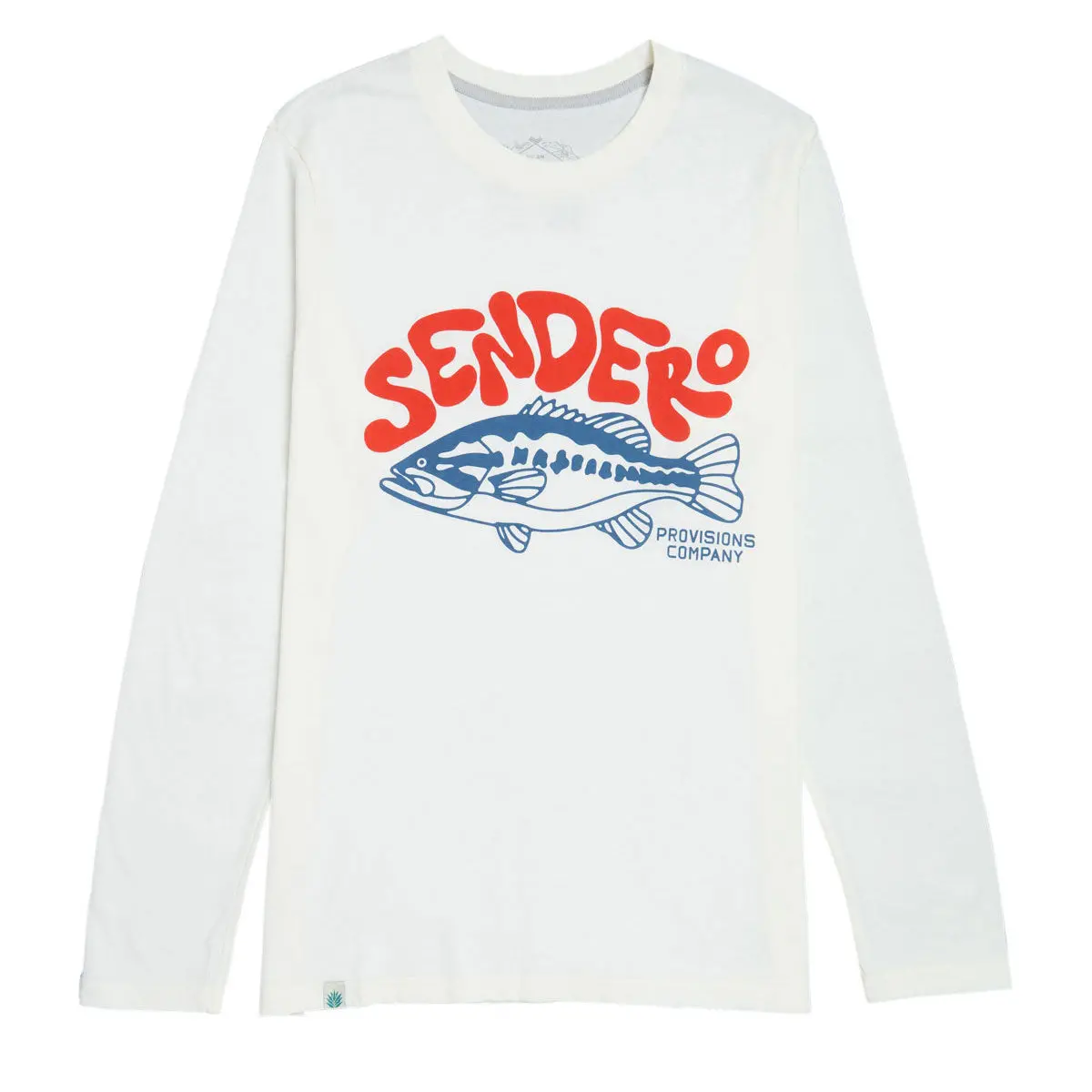 Sendero Lunker Long Sleeve T-Shirt - Vintage White 1
