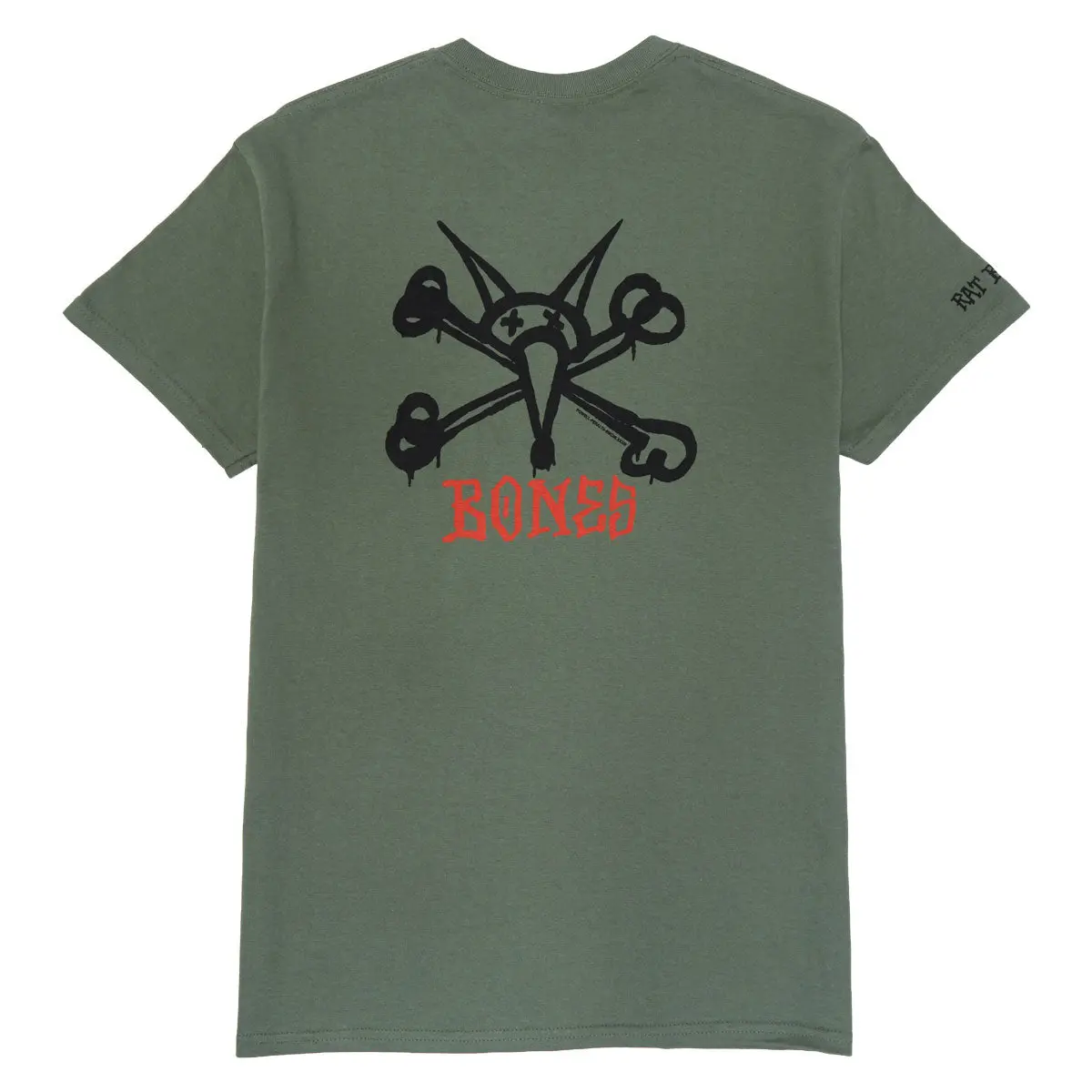 Powell-Peralta Rat Bones T-Shirt - Military Green Ii 1