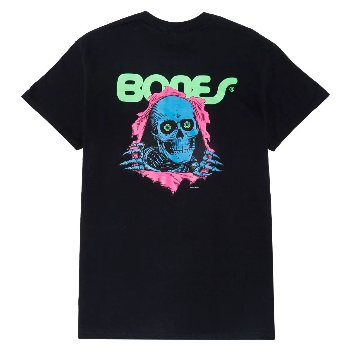 Powell-Peralta Ripper T-Shirt - Blacklight Black 1