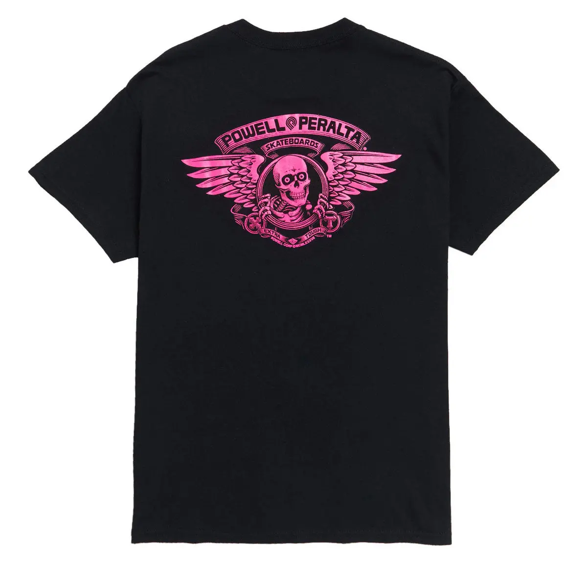 Powell-Peralta Winged Ripper T-Shirt - Blacklight Pink/Black 1