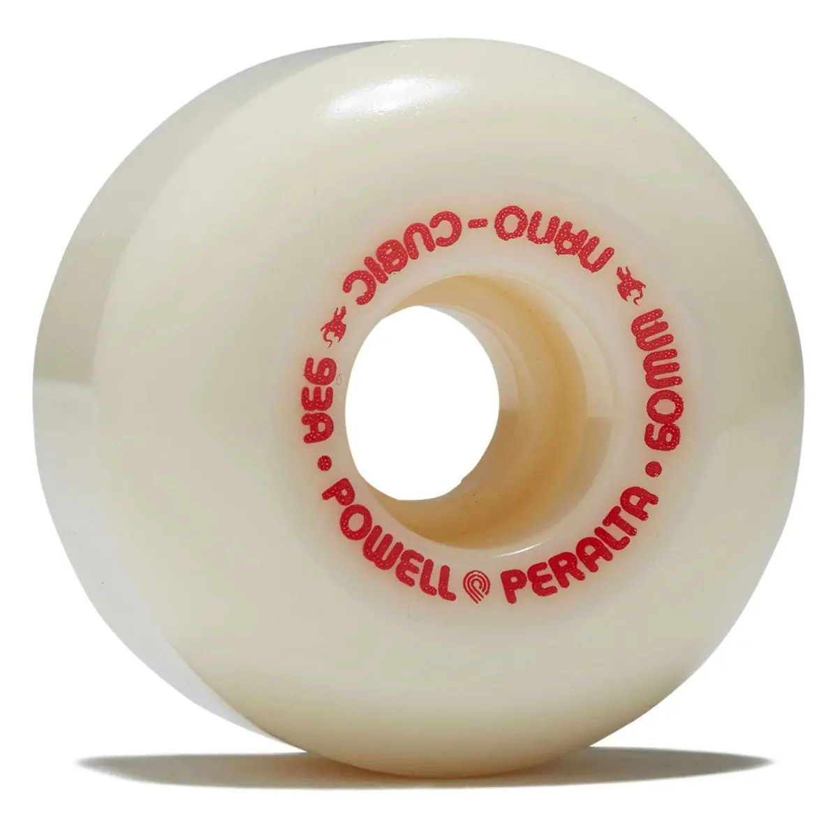 Powell-Peralta Dragon Formula Nano Cubic 93A Skateboard Wheels - Off White - 60Mm 1