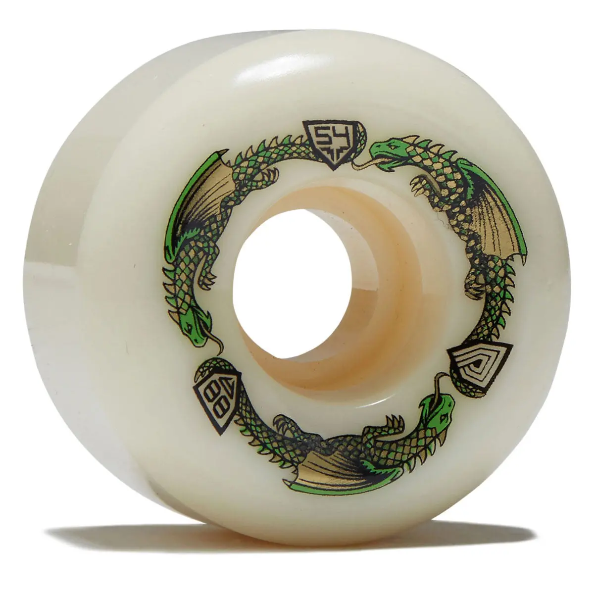 Powell-Peralta Dragon Formula 88A A2 Skateboard Wheels - Off White Ii - 54Mm 1