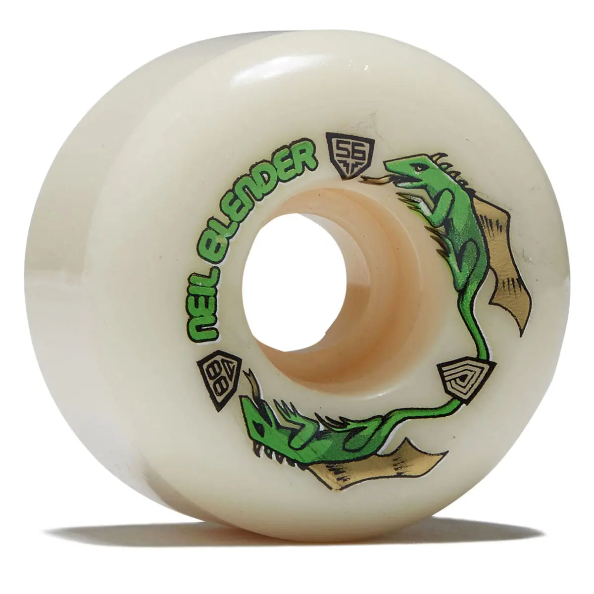 Powell-Peralta Dragon Formula Niel Blender 88A A2 Skateboard Wheels - Off White - 56Mm 1