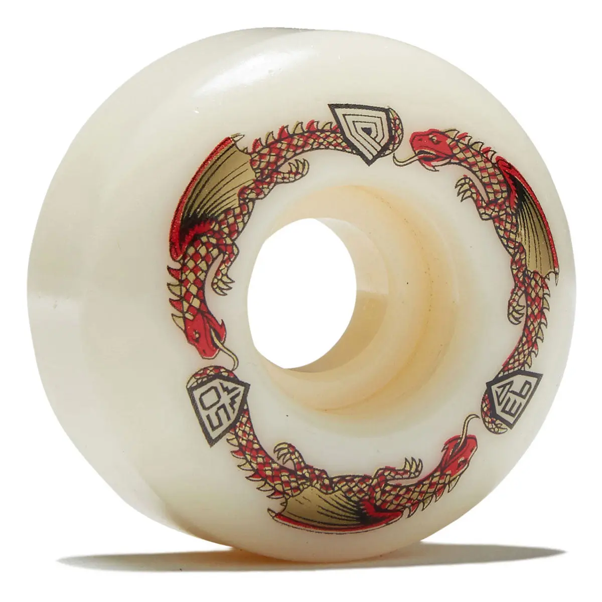 Powell-Peralta Dragon Formula 93A V1 Skateboard Wheels - Off White - 50Mm 1