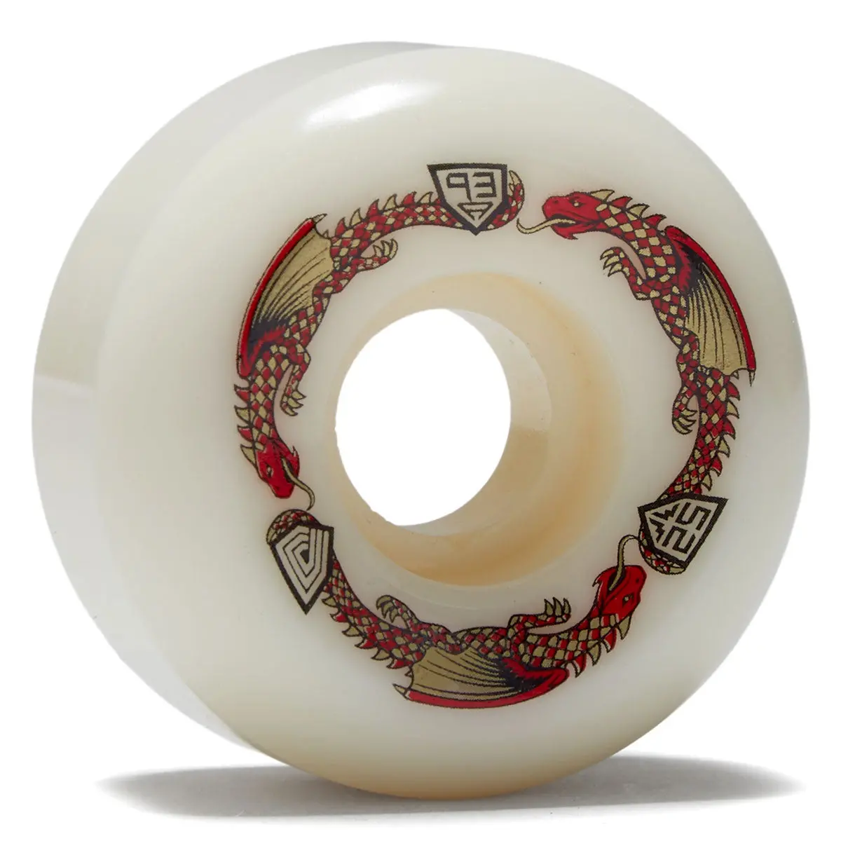 Powell-Peralta Dragon Formula 93A V5 Skateboard Wheels - Off White Ii - 52Mm 1