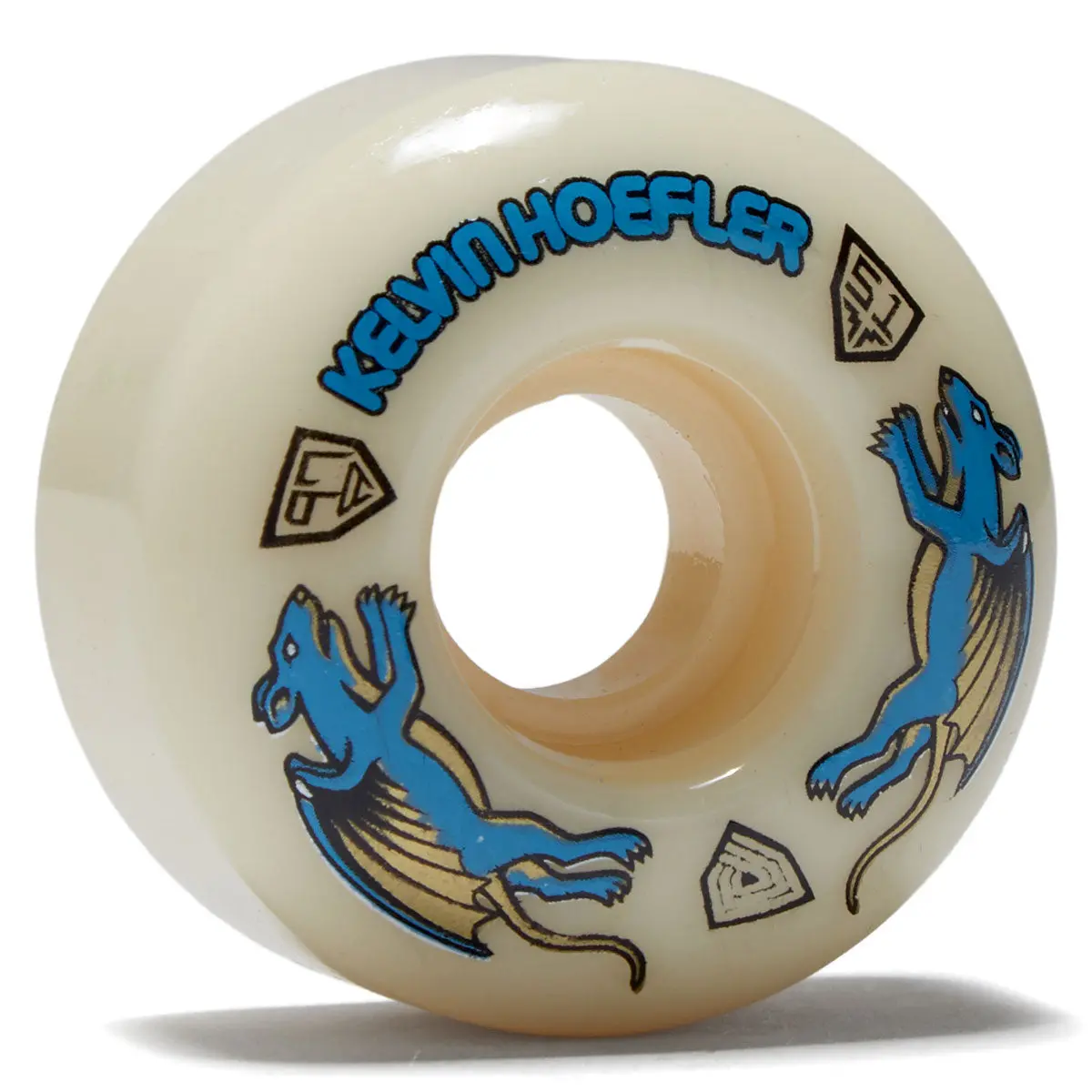Powell-Peralta Dragon Formula Nano Rat Kelvin Hoefler 97A Av1 Skateboard Wheels - Off White - 51Mm 1