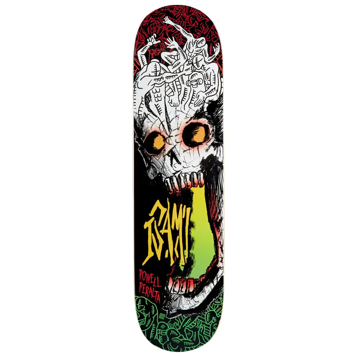 Powell-Peralta Isamu Yamamoto Skull Skateboard Deck - 8.00" 1