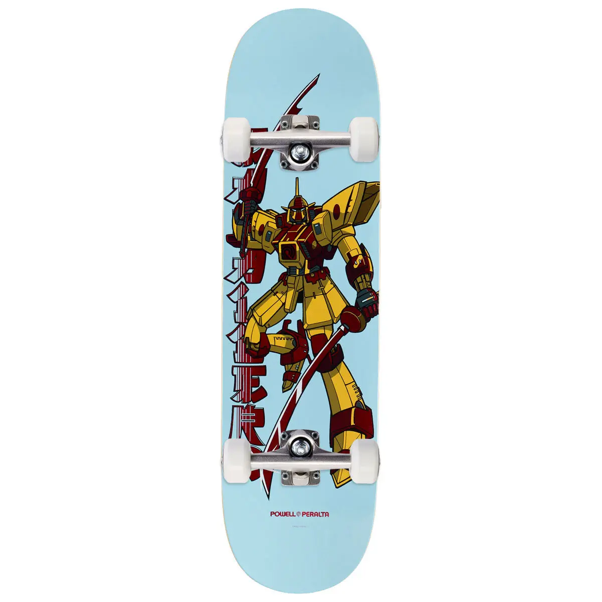 Steve Caballero Gundam Skateboard Complete - Light Blue/Red Foil - 8.50" 1
