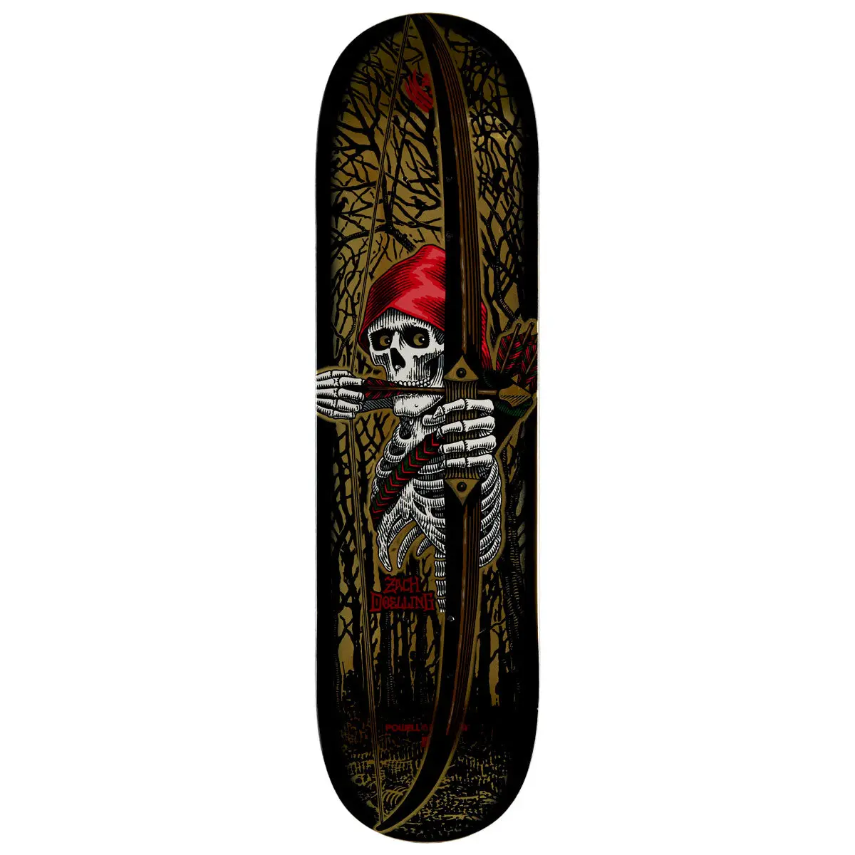 Powell-Peralta Flight Zach Doelling Archer Skateboard Deck - 8.30" 1