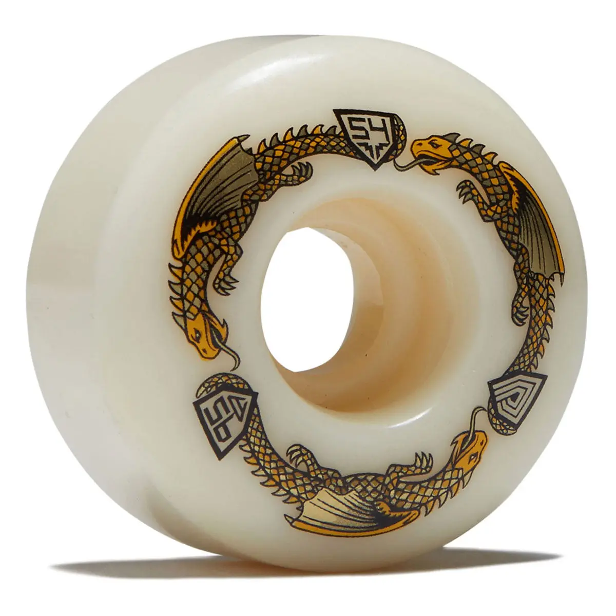 Powell-Peralta Dragon Formula 95A V4 Skateboard Wheels - Off White - 54Mm 1
