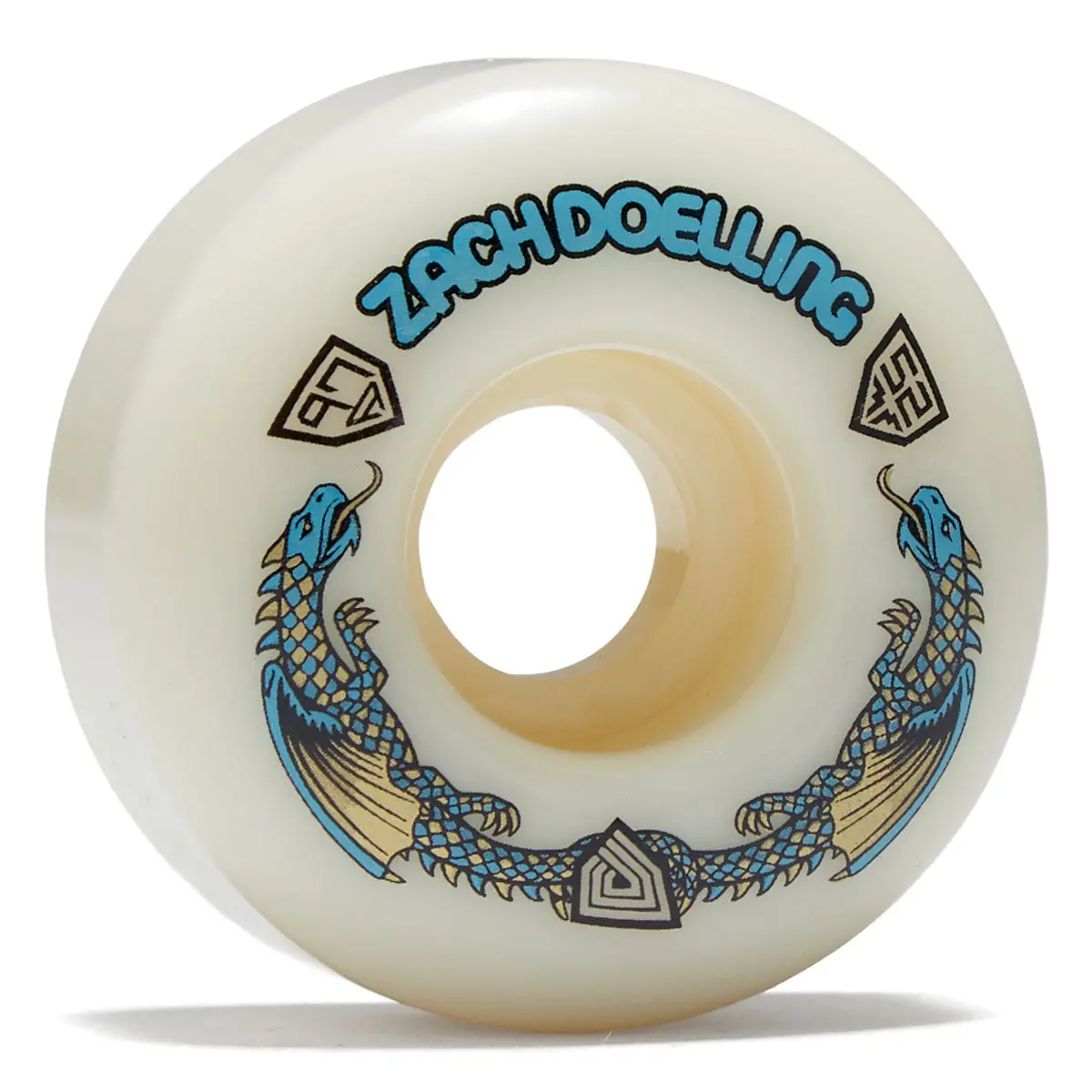 Powell-Peralta Dragon Formula Dach Doelliing 97A A1 Skateboard Wheels - Off White - 52Mm 1