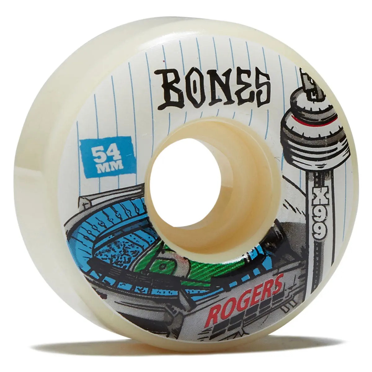 Bones X Formula Tj Rogers Centrre 99A V1 Skateboard Wheels - 54Mm 1