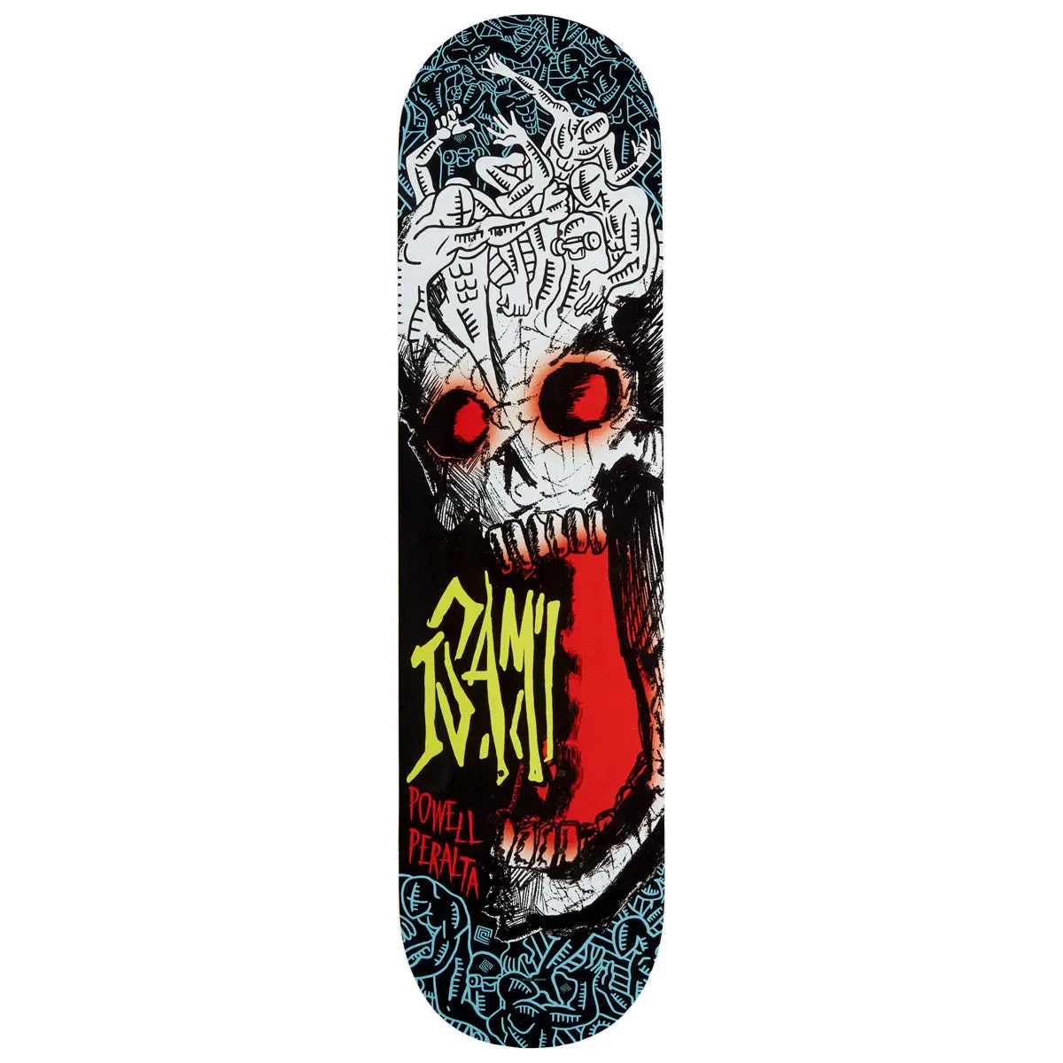 Powell-Peralta Isamu Yamamoto Skull Skateboard Deck - 7.25" 1