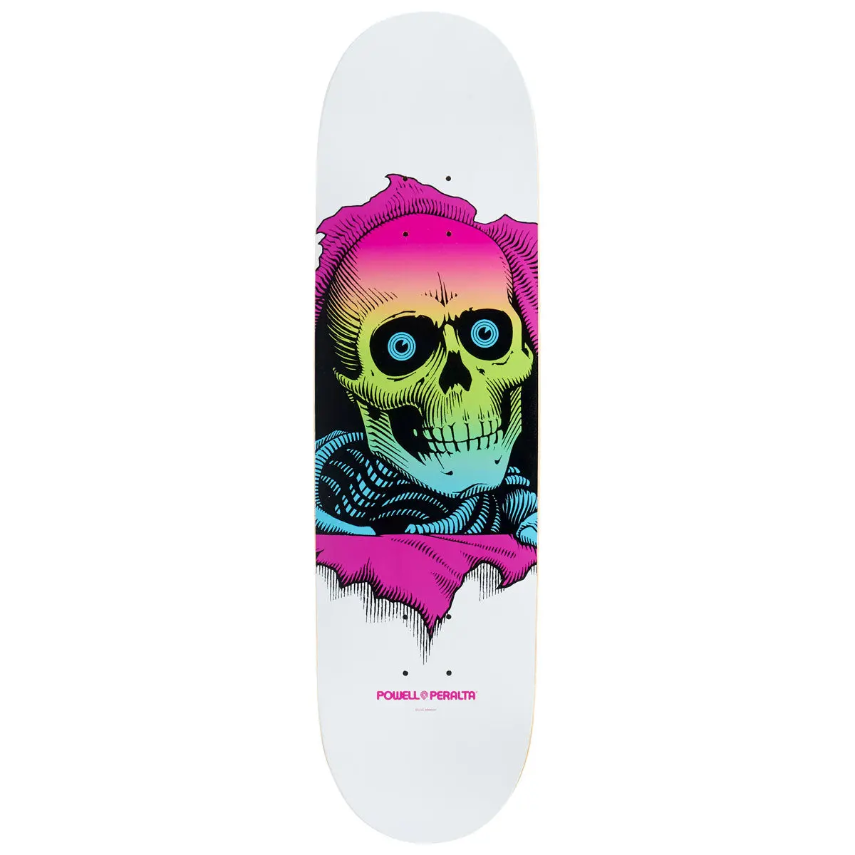 Powell-Peralta Ripper Skateboard Deck - Lime Fade/White - 8.50" 1