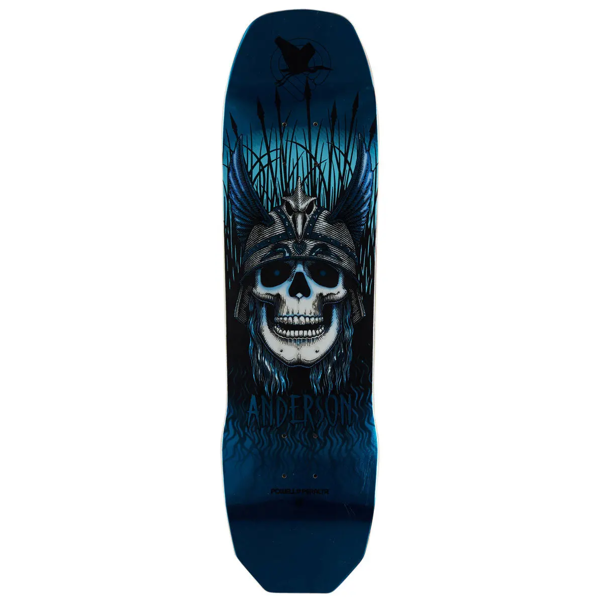 Powell-Peralta Andy Anderson Heron 04 Skateboard Deck - Blue Foil - 8.450" 1