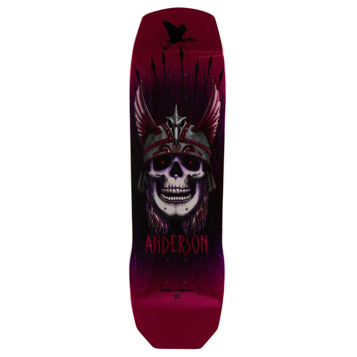 Powell-Peralta Andy Anderson Heron 04 Skateboard Deck - Pink Foil - 9.130" 1