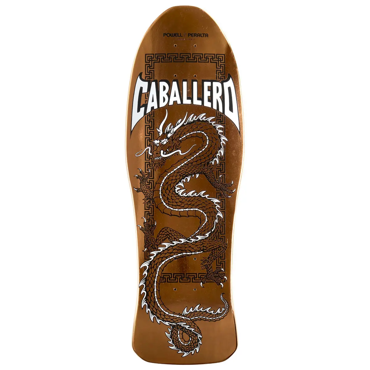 Powell-Peralta Steve Caballero Chinese Dragon 24 Skateboard Deck - Copper Foil - 10.00" 1
