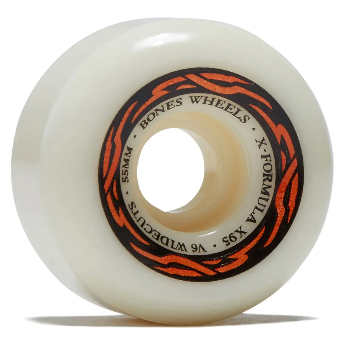 Bones X-Formula Widecuts 95A V6 Wide-Cut Skateboard Wheels - 55Mm 1