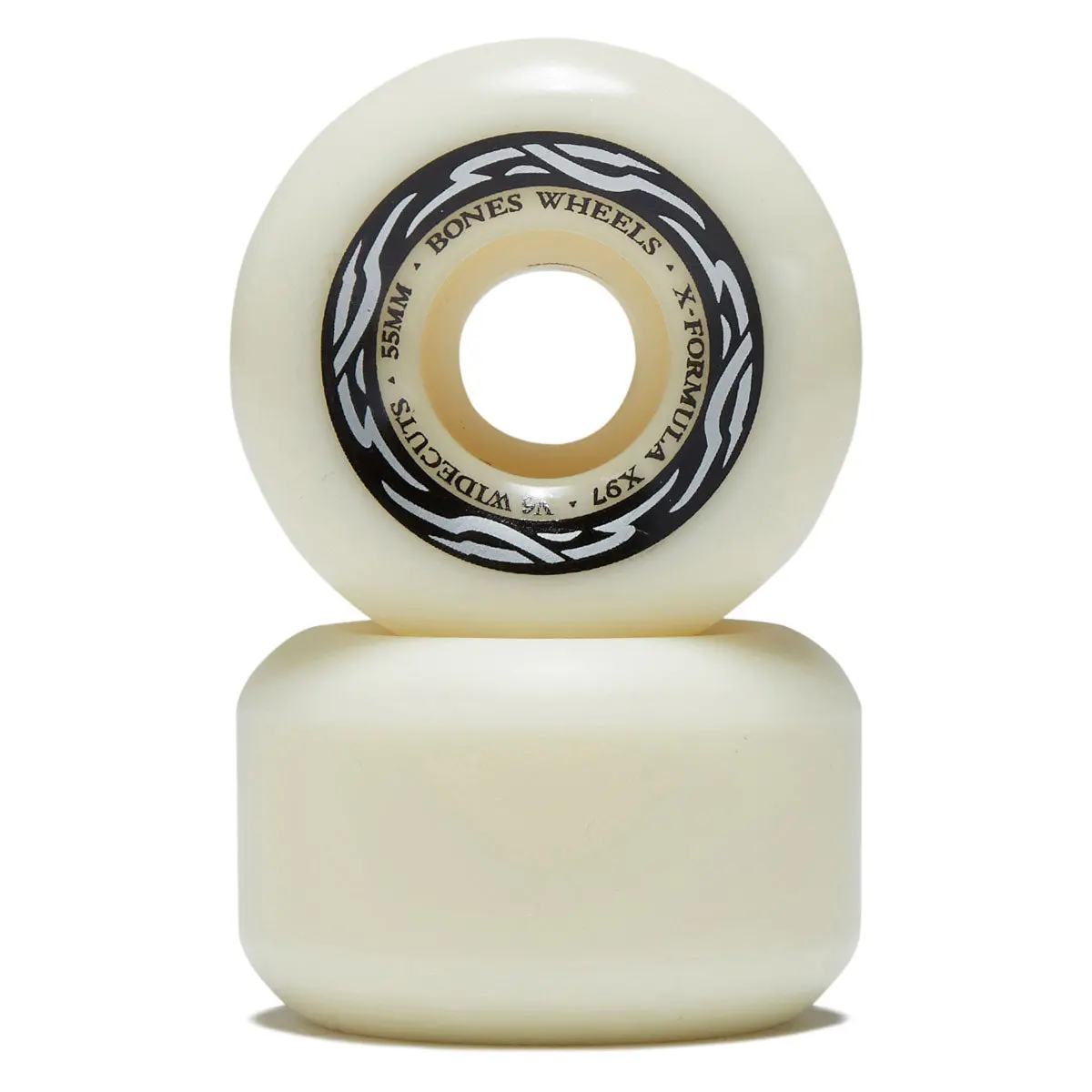 Bones X-Formula Widecuts 97A V6 Wide-Cut Skateboard Wheels - 55Mm 2