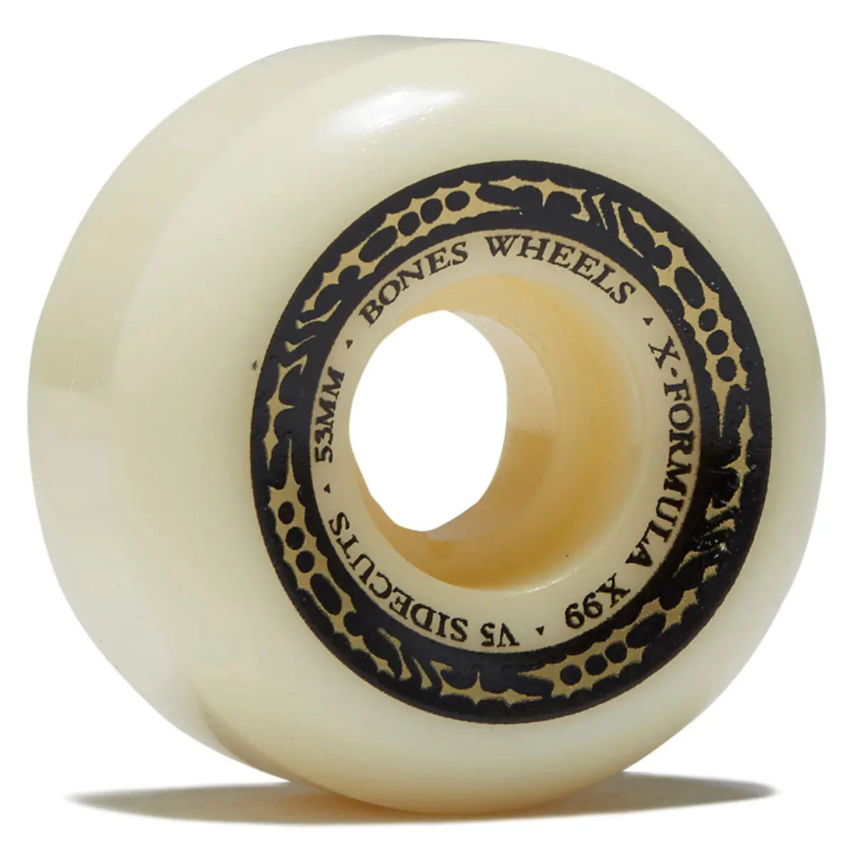 Bones X-Formula Sidecuts 99A V5 Sidecut Skateboard Wheels - 53Mm 1