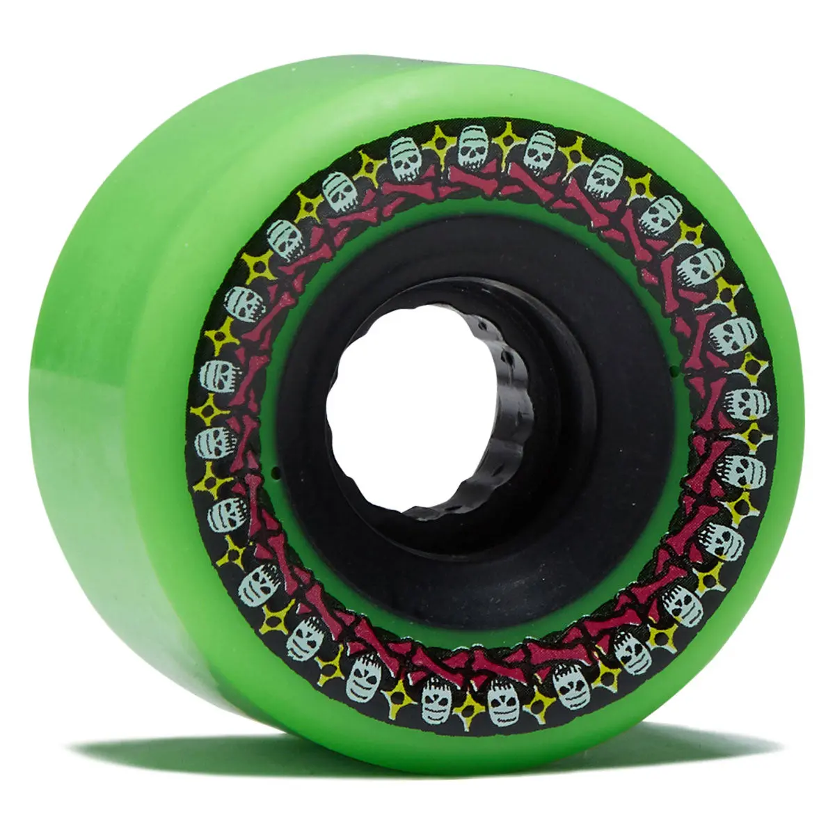 Bones Atf Rough Riders 80A Skateboard Wheels - Green - 56Mm 1