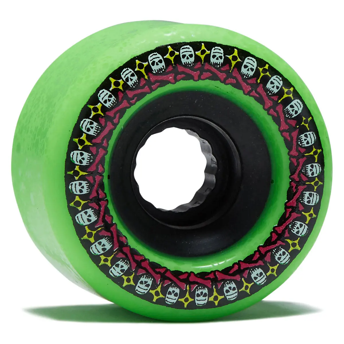 Bones Atf Rough Riders 80A Skateboard Wheels - Green - 59Mm 1