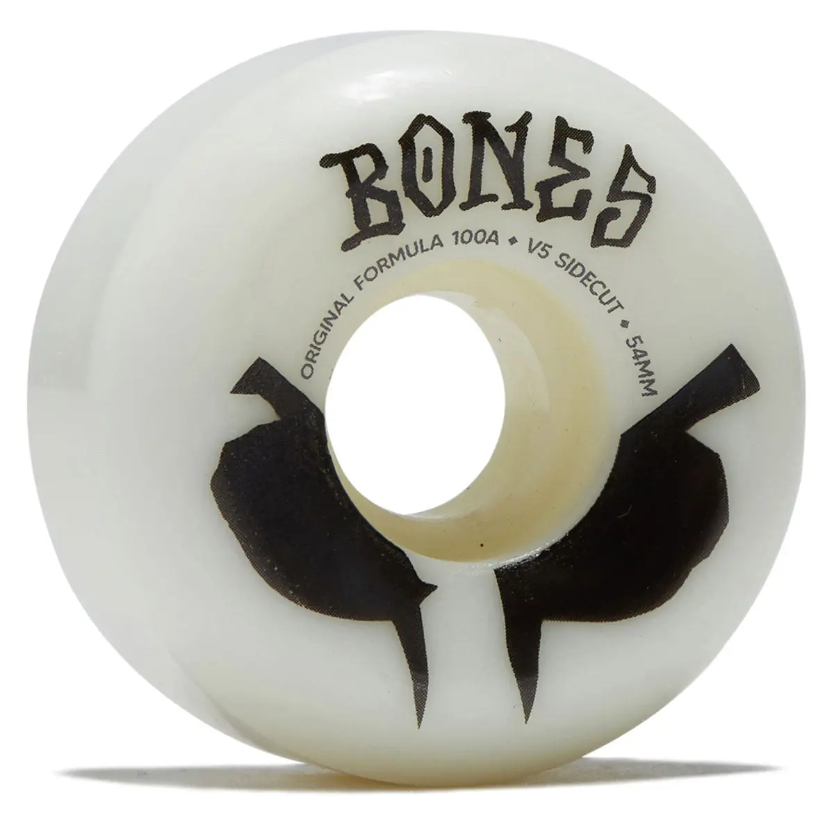 Bones 100S Sidecuts 100A V5 Sidecut Skateboard Wheels - White 2026 - 54Mm 1