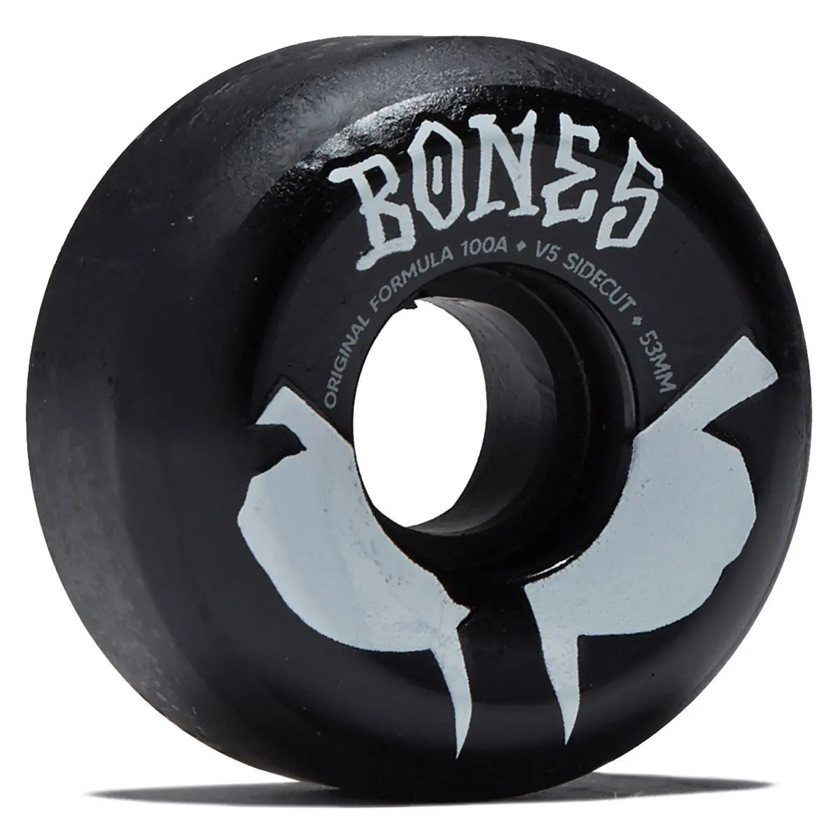Bones 100S Sidecuts 100A V5 Sidecut Skateboard Wheels - Black 2026 - 53Mm 1
