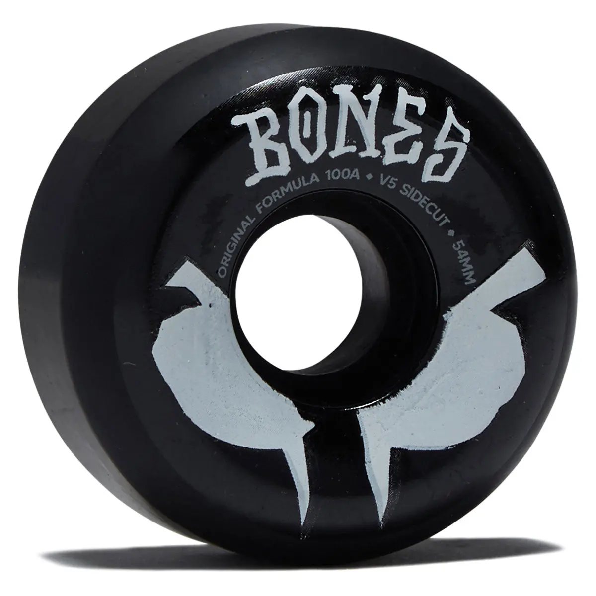 Bones 100S Sidecuts 100A V5 Sidecut Skateboard Wheels - Black 2026 - 54Mm 1
