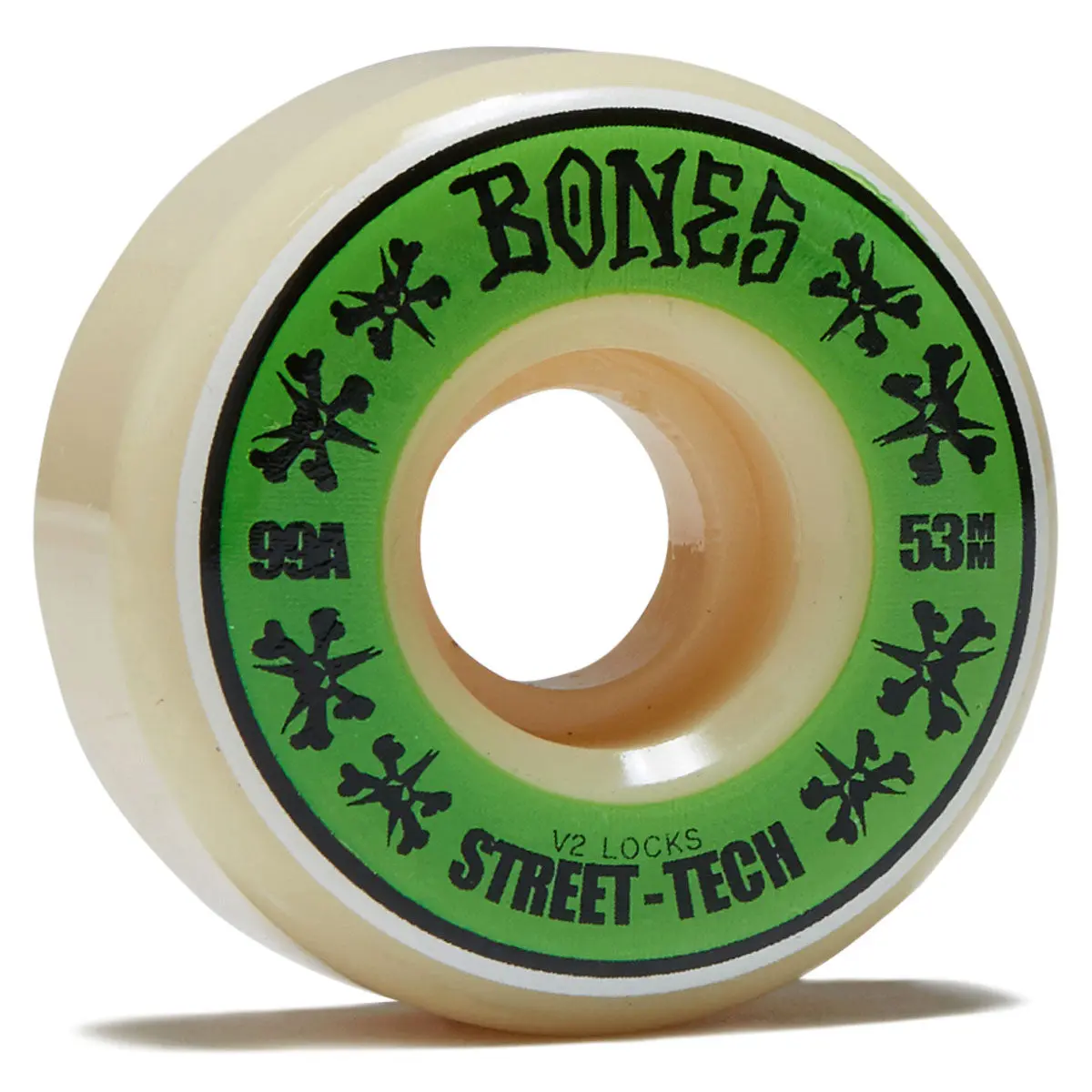 Bones Stf Locks 99A V2 Locks Skateboard Wheels - 53Mm 1