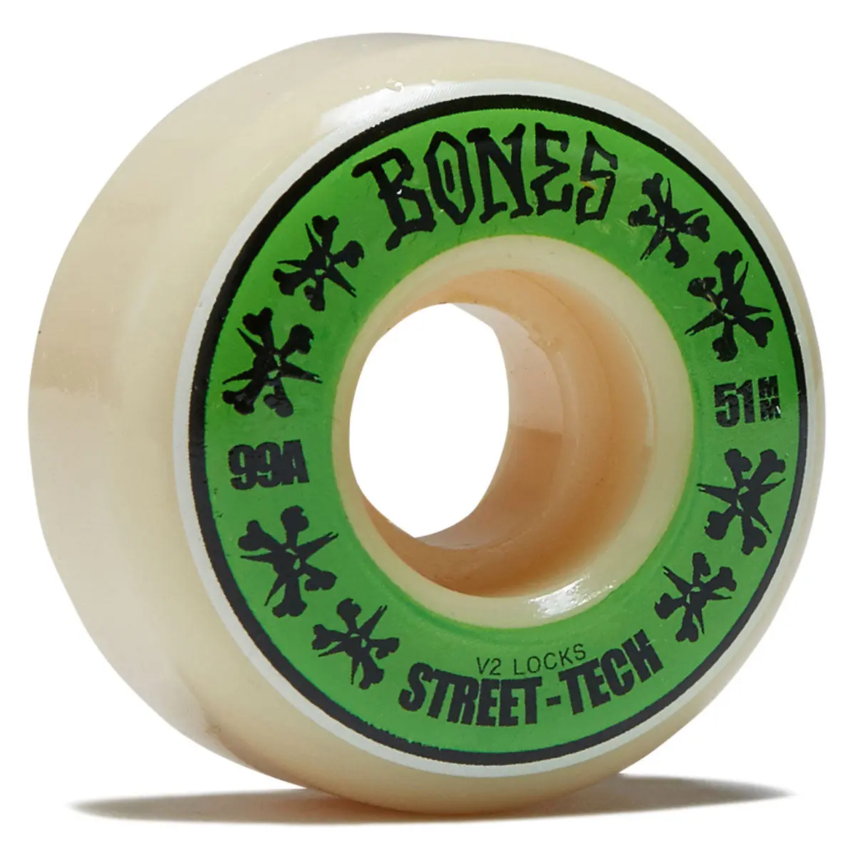 Bones Stf Locks 99A V2 Locks Skateboard Wheels - 51Mm 1