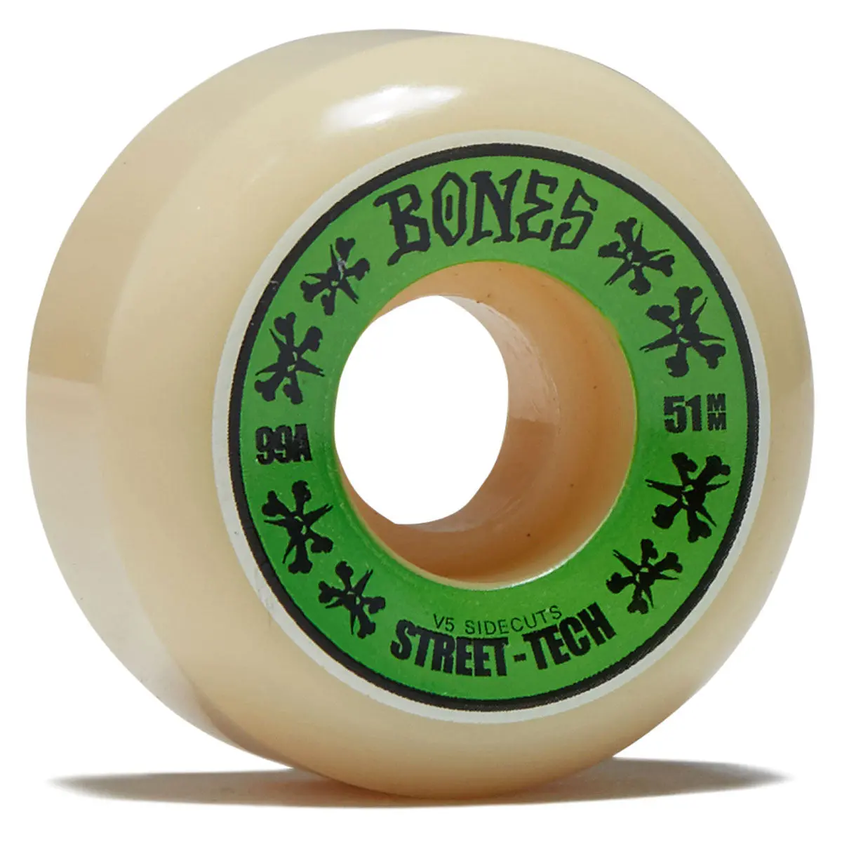 Bones Stf Sidecuts 99A V5 Sidecut Skateboard Wheels - 51Mm 1