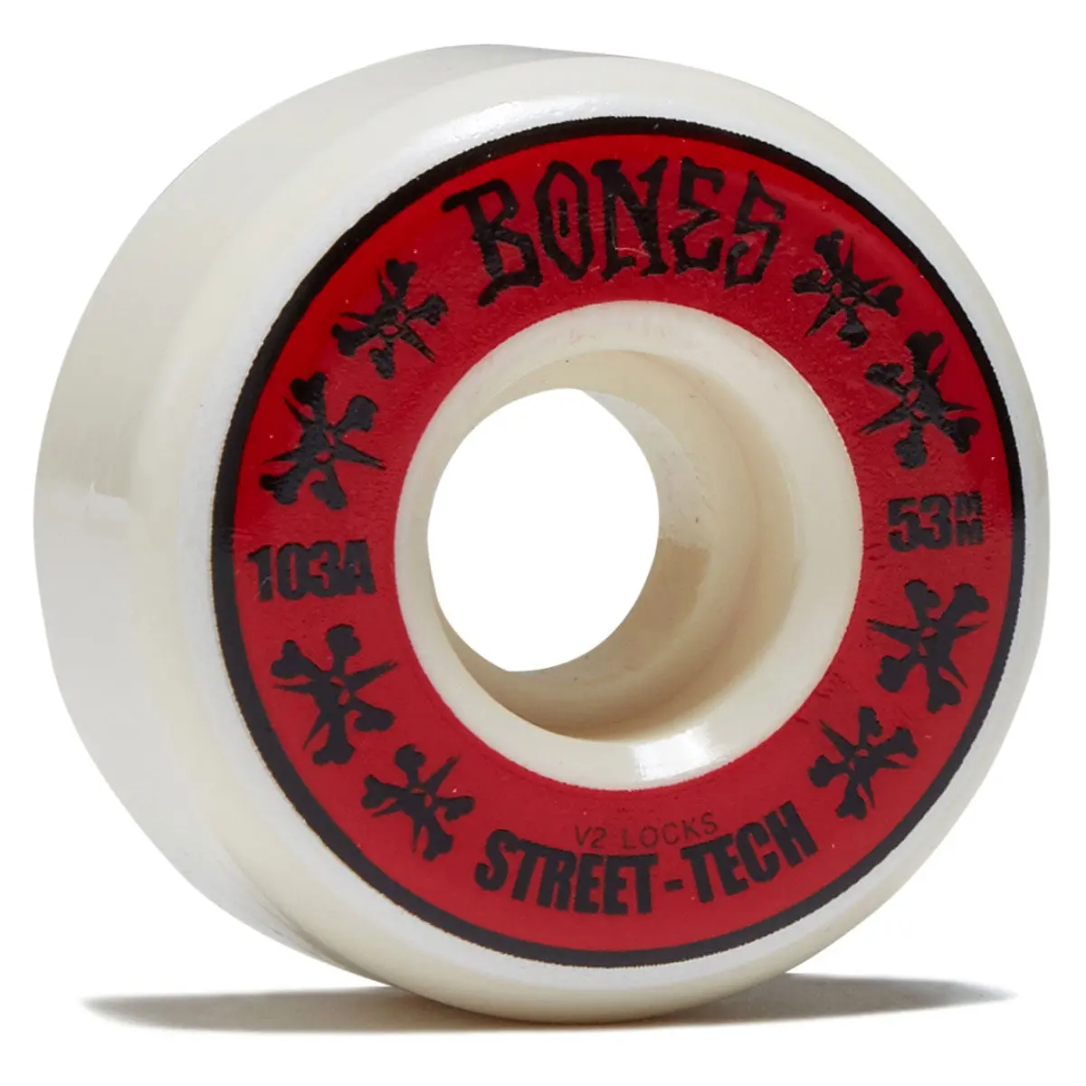Bones Stf Locks 103A V2 Lock Skateboard Wheels - 53Mm 1