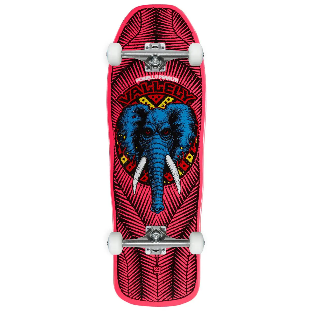 Powell-Peralta Mike Vallely Elephant 13 Skateboard Complete - Pink - 10.00" 1