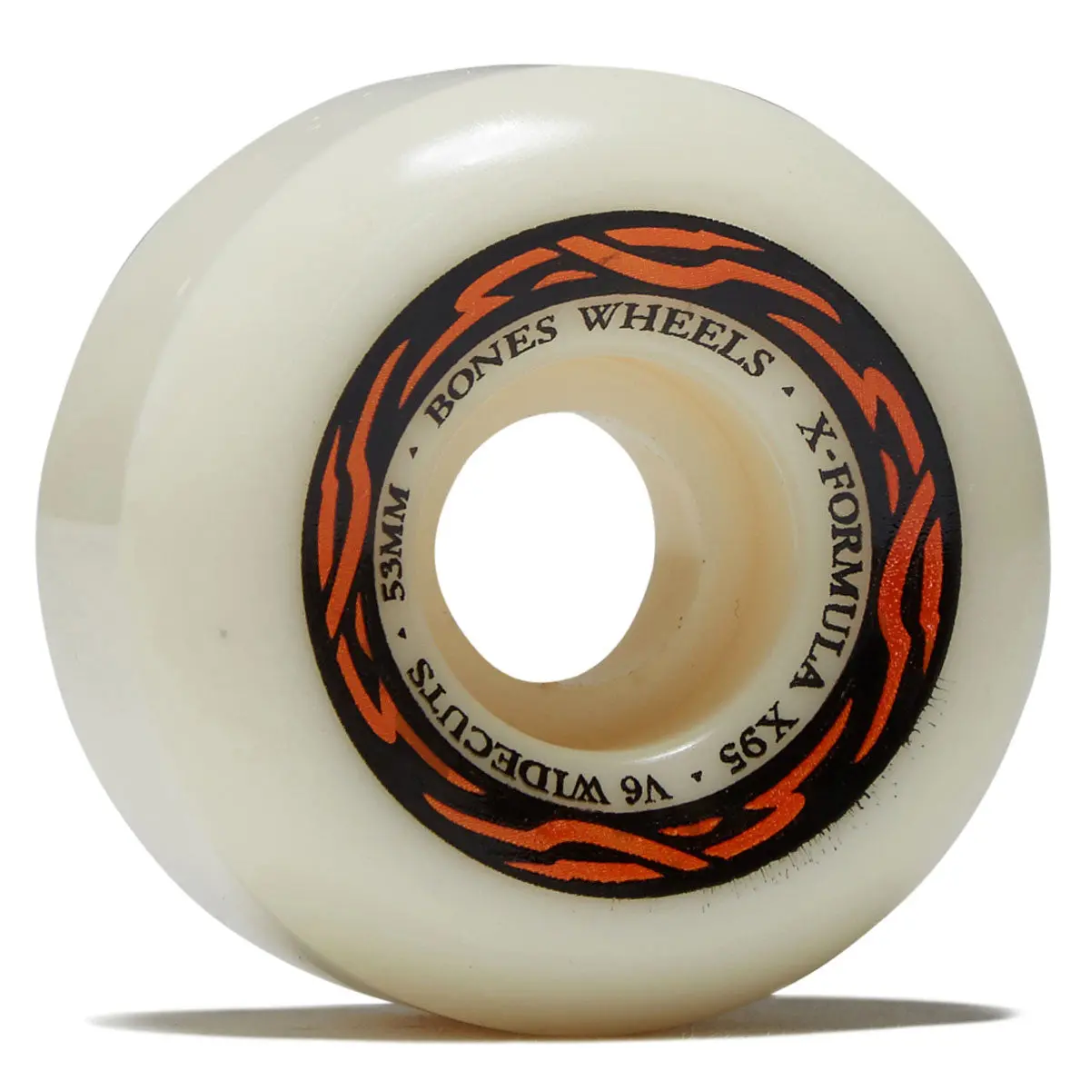 Bones X-Formula Widecuts 95A V6 Wide-Cut Skateboard Wheels - 53Mm 1