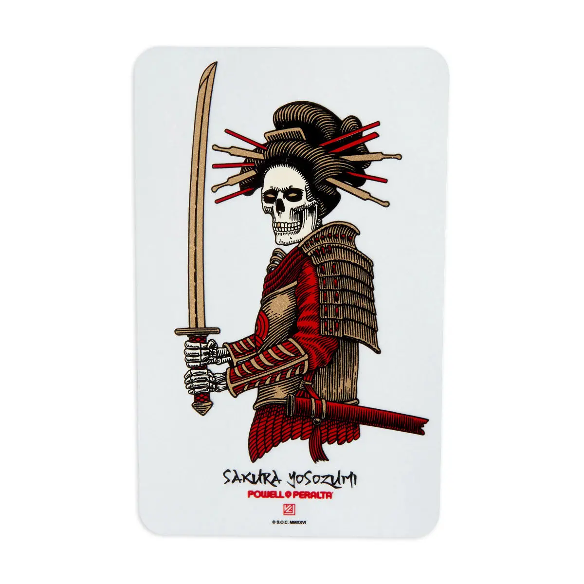 Powell-Peralta Sakura Yosozumi Onna-Bugeisha Sticker 1