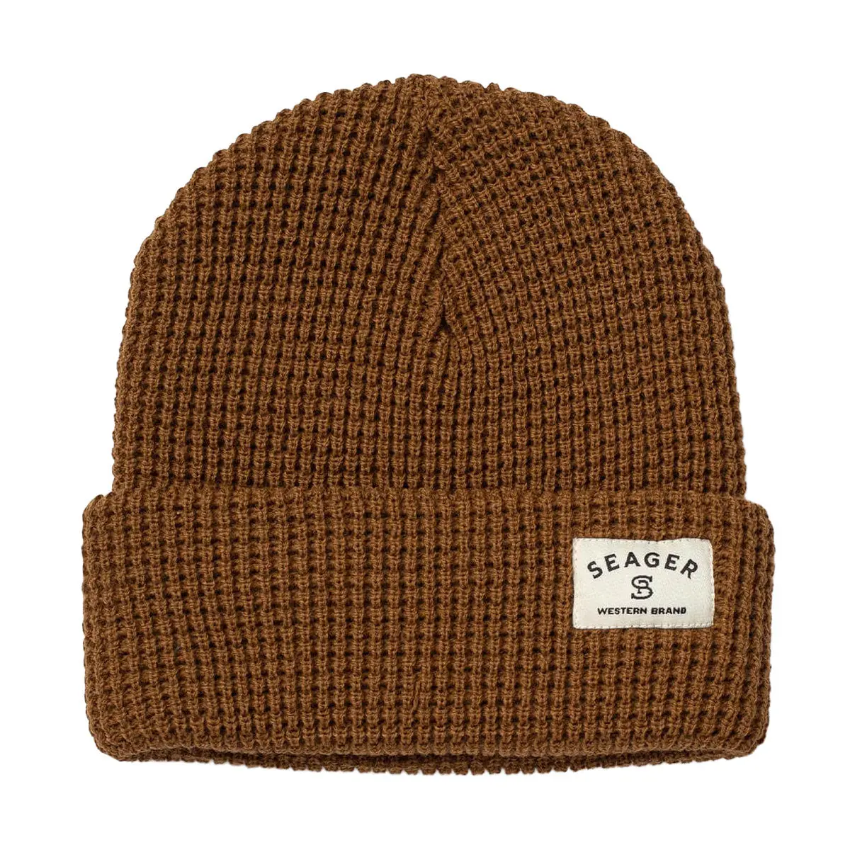 Seager Service 2.0 Waffle Knit Beanie - Brown 1
