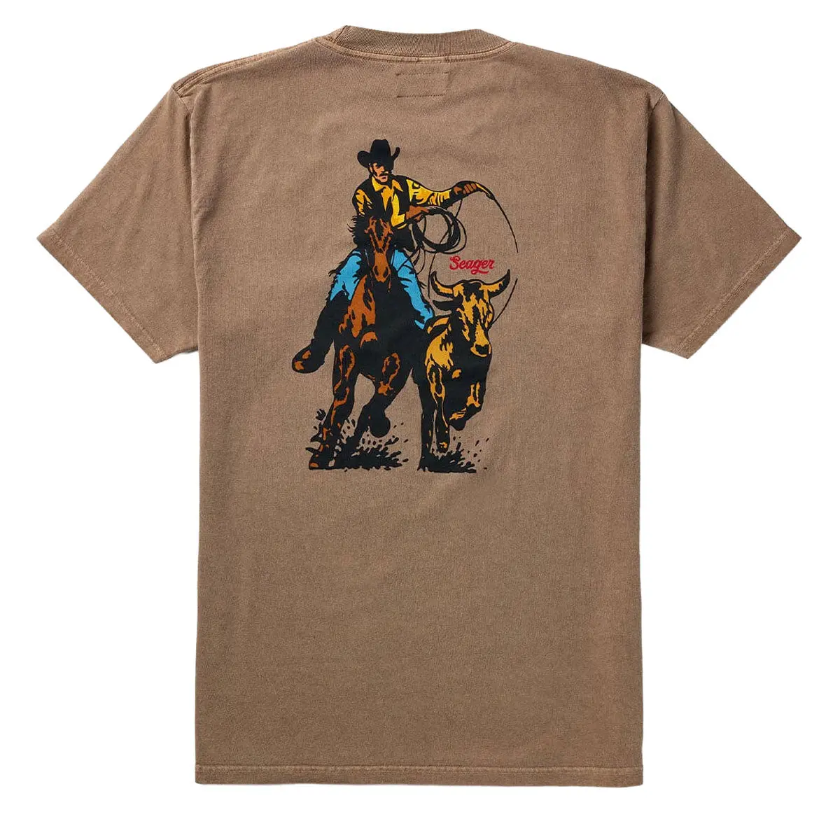 Seager Premium Rodeo Series T-Shirt - Pigment Brown 1