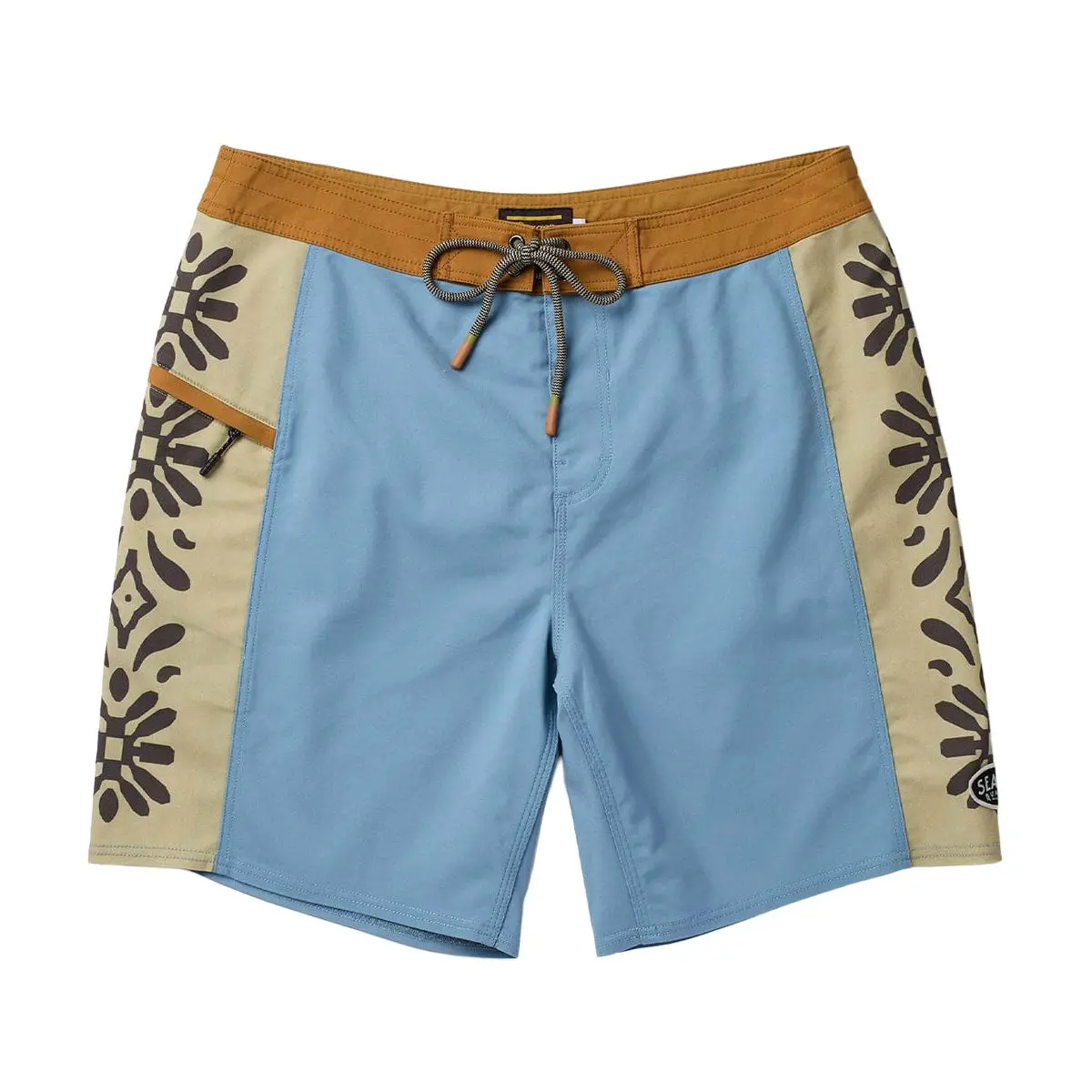 Seager Capo Panel Boardshorts - Faded Denim 1