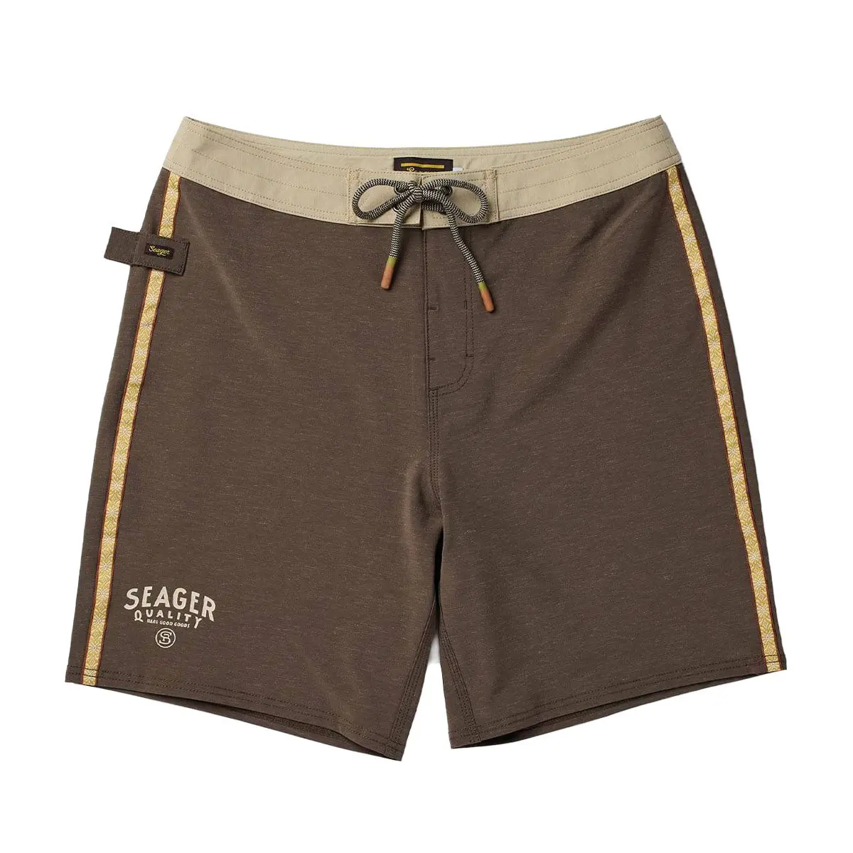 Seager Azteca Boardshorts - Espresso 1