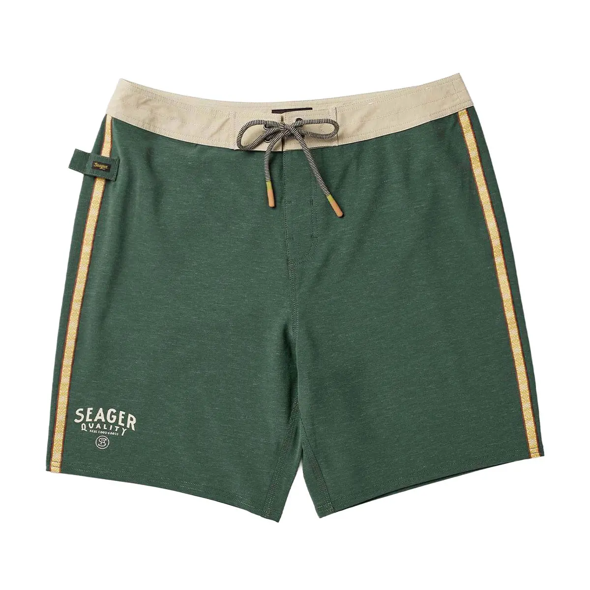 Seager Azteca Boardshorts - Spruce Green 1