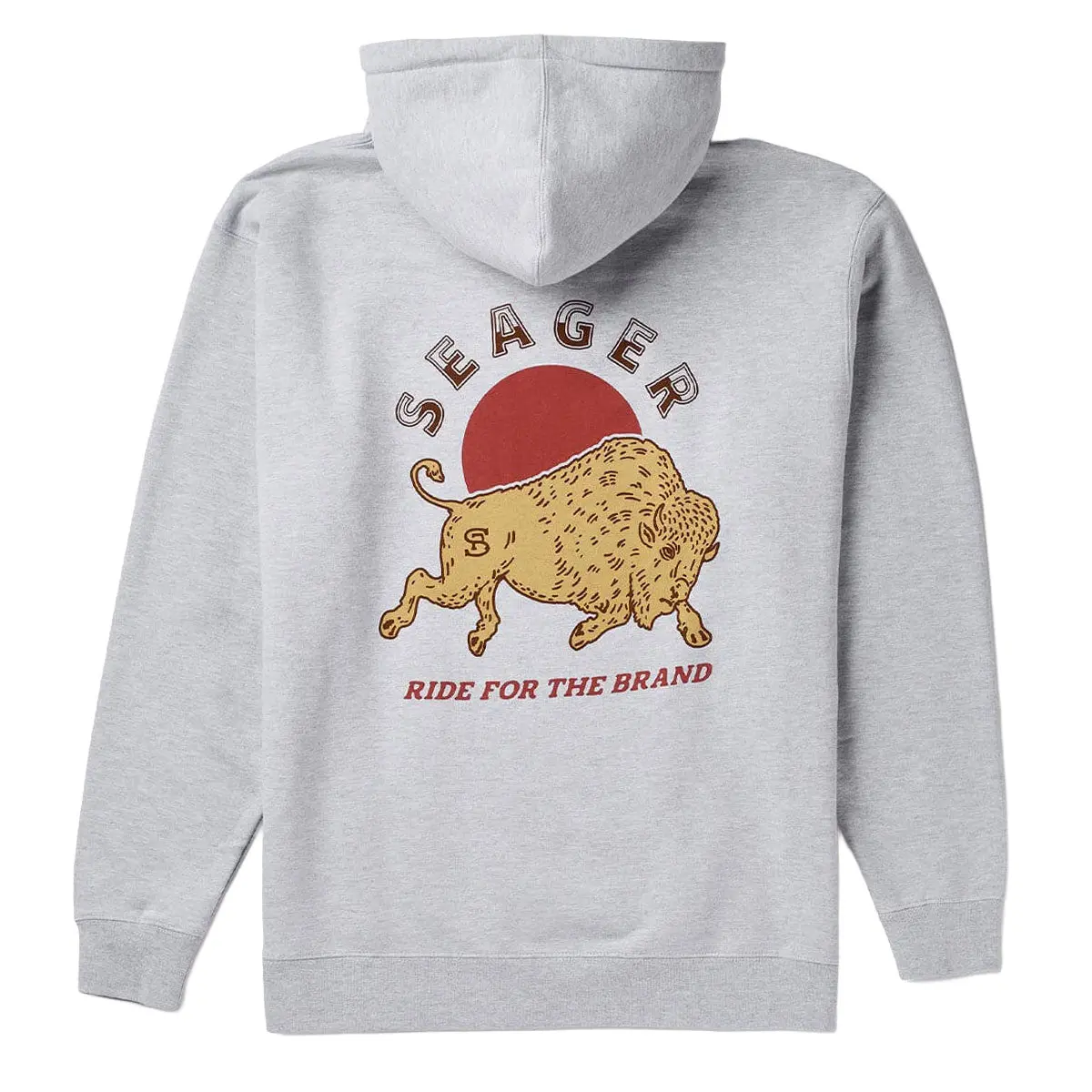 Seager Ride For The Brand Hoodie - Heather Grey 1
